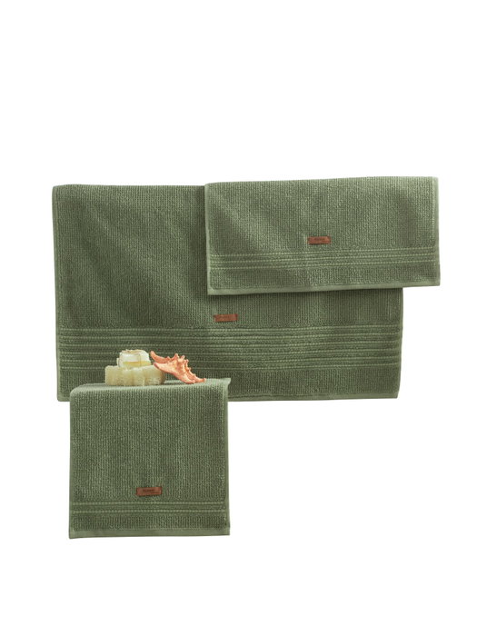 Mijölnir Wellness - Green Juego de Toallas de Algodón 3 Piezas Mijölnir Wellness - Green Juego de Toallas de Algodón 3 Piezas